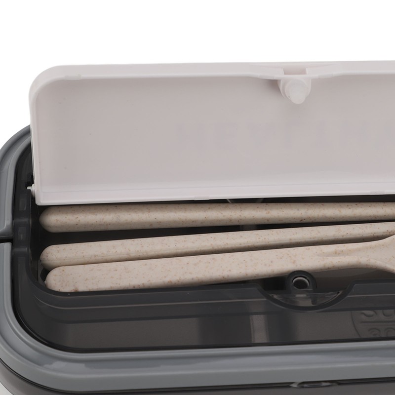 Double Layer Bento Box 316 Stainless Steel Compartment Portable Lunch