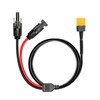 RIIEYOCA Solar Connector to XT60 Male Adapter Cable,1.8m/5.9ft XT60 Male