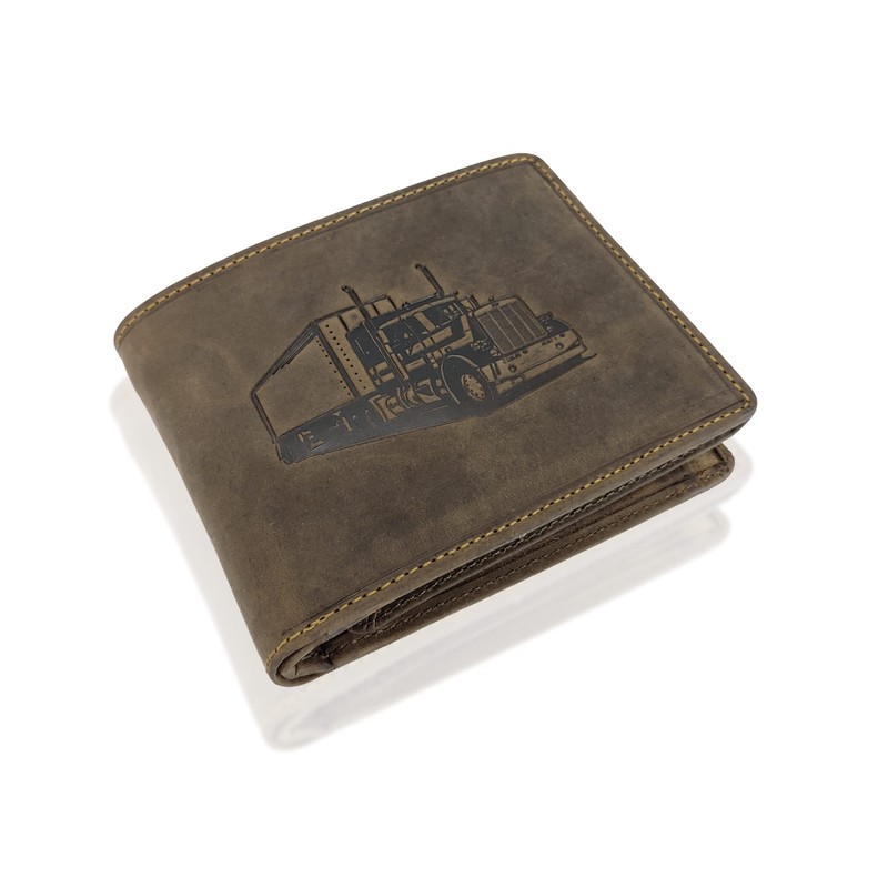 GREEN DEED Genuine Leather Men's Wallet - Large Leather Wallet