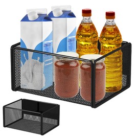 LOMUG Magnetic Spice Rack for Fridge, Spice Organiser, Magnetic, No Drilling, Movable Fridge Shelf, Space Saving Organiser, Kitchen Organisation, Spice Racks