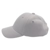 Gorra de béisbol para bebé, 100% resistente, de poliéster, Gris