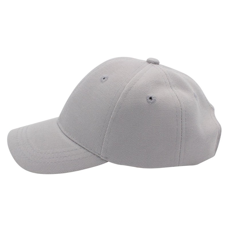 Gorra de béisbol para bebé, 100% resistente, de poliéster, Gris