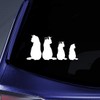 Bargain Max Decals Kitty Cat Family Sticker Decal Notebook Car