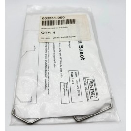 Viking Refrigerator Kit for Ice Maker Bail Arm #002251-000 *BRAND NEW OEM*