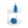 WENKO 20633100 2-Tier Wall Rack Classic - fixing without drilling,