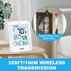 Indoor Outdoor Thermometer Wireless Weather Station Inside Outside Thermometers Hygrometer