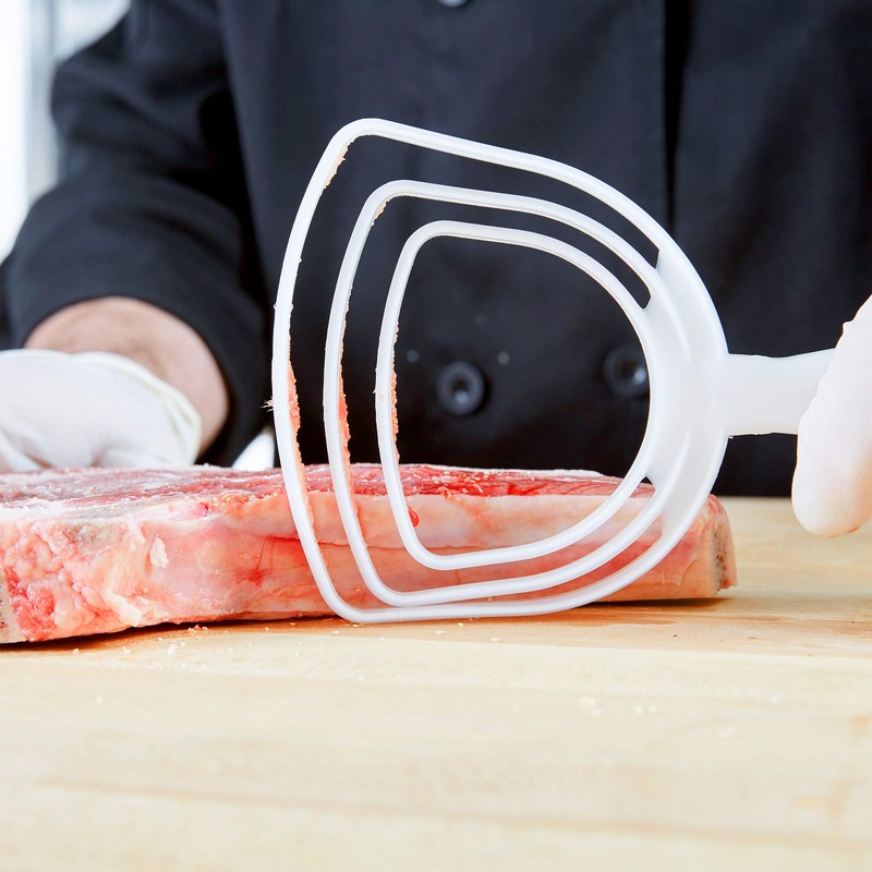 BOLEXINO Professional Square Bone Dust Scraper/meat scraper- Catering kitchenware Square