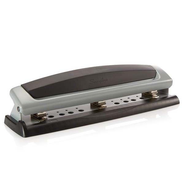Swingline Desktop Hole Punch, 2- 3 Hole Puncher, Precision Pro,