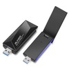 USB WiFi Adapter 1300Mbps Foldable Dual Band Wireless Network Dongle