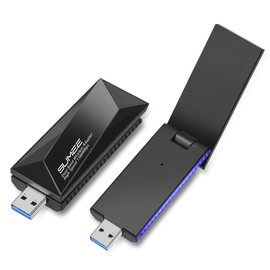USB WiFi Adapter 1300Mbps Foldable Dual Band Wireless Network Dongle for Desktop Laptop PC, Dual 5dBi Antennas Dual Band 5G/2.4G, Supports Windows 11/10/8.1/8/7, Mac OS 10.9-10.15
