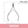 INLAQ® Cuticle Nippers for Manicure & Pedicure - Precise Cuticle