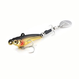 TUXIBIN Jig Spinner, Fishing Lure, Artificial Lure, Spinner, Artificial Bait, Spinner Bait, Fishing Hook for Bass, Trout, Pike, Walleye, Catfish, Chub 1-4/15g
