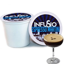 InfuSio Espresso Martini K Cups 96 Count Flavored Cocktail-Inspi
