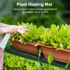 Hyindoor 2 Pack Seedling Heat Mat Heated Propagator Durable Waterproof