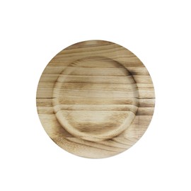 ChargeIt by Jay Paulownia Charger Large 13” Decorative Wood Service Plate for Home & Professional Fine Dining-For Upscale Events, Dinner Parties, Weddings, & Catering, Natural