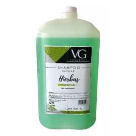 VG COSMETIS Shampoo De Hierbas 4 Litros Uso Profesional De Beleza