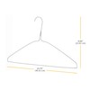 Whitmor Wire Hangers - Wire Coat and Clothes Everyday Hangers