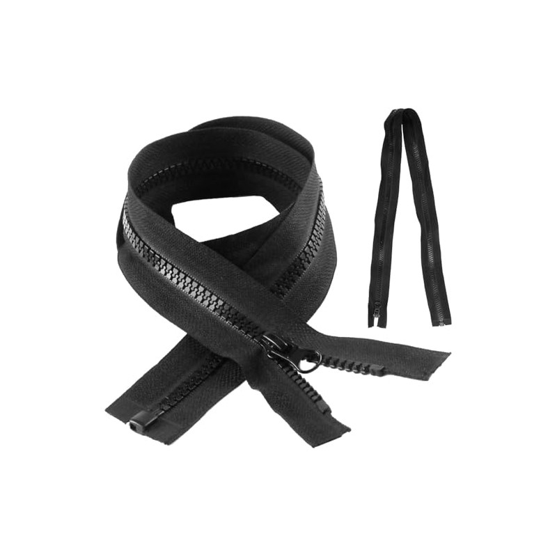 2 Pcs Heavy Duty Zipper, 65 cm Waterproof Zip, Open