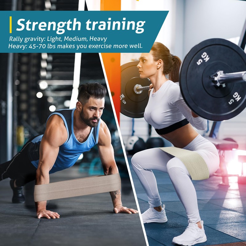 Houselog Resistance Bands Sets Portable Exercise Loops for Legs and