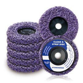 10 PCS - Paint Stripping Wheel Disc Abrasive, Remove Paint Coating Rust Welds Oxidation - Efficient Strip Disc for Metal Surface Preparation & Angle Grinding - (4" x 5/8")