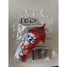 Icee 1999 Rare Vintage Icee Cup with Straw Antenna Topper, Reduced!