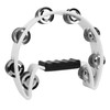 A-STAR TAM02WH Half Moon Tambourine - White