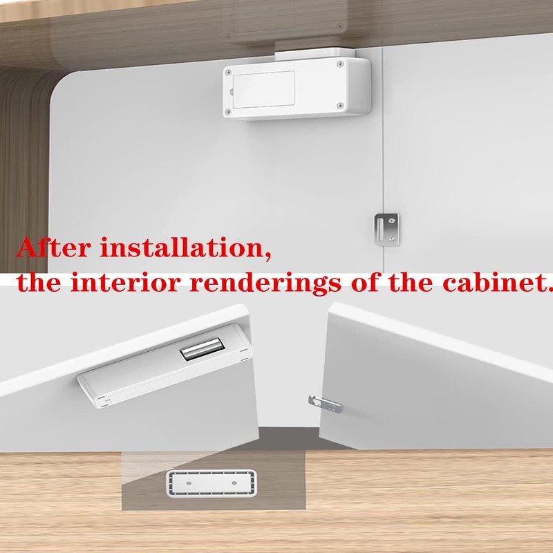 Hidden DIY/RFID Lock - Electronic Induction Lock for Wooden Cabinet,