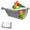 Roczential Suspended Hammock Plush Shed Swing Cave Cabin, Warm Bird