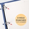 EMSHOI A4 Spiral Notebook College Ruled Lined Journal, 11.2" X
