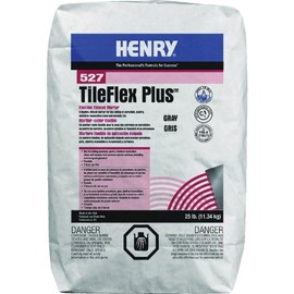 WW HENRY COMPANY FP0TFLXP25G 10.5 - 13 pH 2.7 - 3.2 Specific Gravity Flexible Thinset Mortar Bag, 25 lb