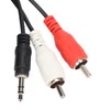 DIN 8 Pin to 3.5mm 2 RCA Cable Male to