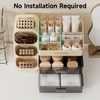 UFORU Makeup Organizer for Vanity with Brush Holder, Countertop Skincare