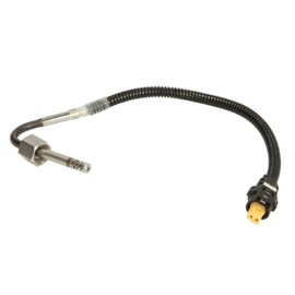 HELLA 6PT 358 181-681 Sensor, exhaust gas temperature - 2-pin connector - Bolted - Cable: 225mm