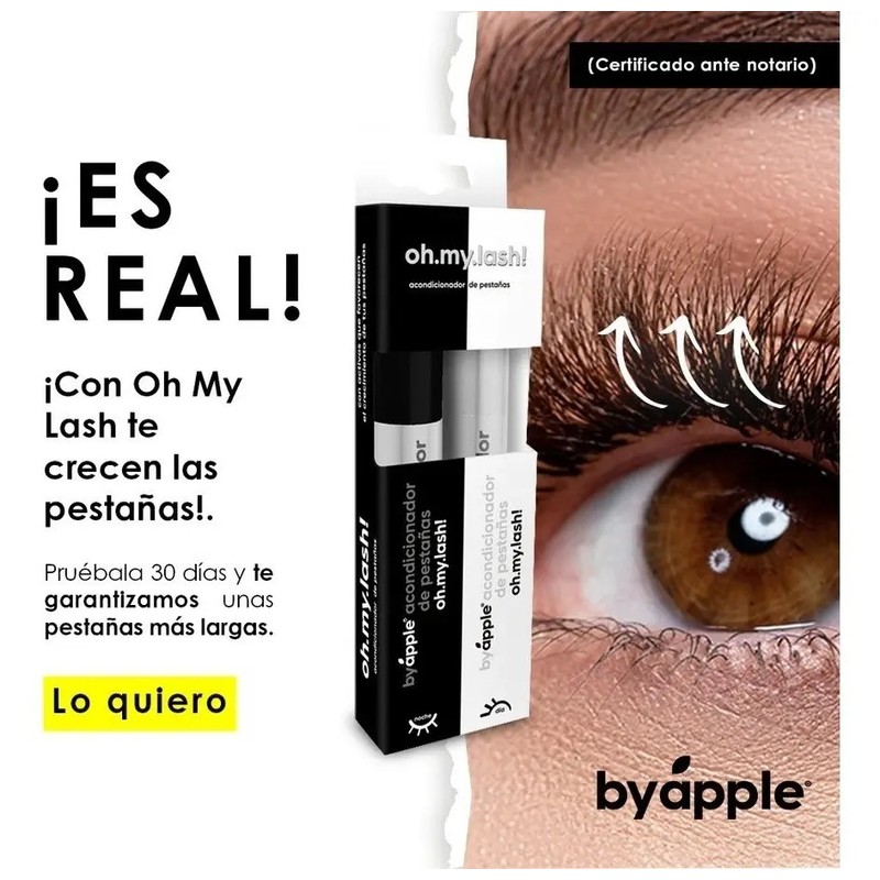 By Apple Original Oh My Lash Tratamiento Pestañas Dia Noche