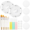 Cookie Decorating Supplies Including 2Pcs Acrylic Cookie Turntable 6Pcs Cookie