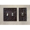 Lulu Decor, Fleur De Lis Cast Iron Switch Plate in