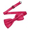 MASADA bow tie pink - men's accessory in shiny-look, continuously