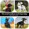 lynxking Dog Collar Soft Padded Breathable Cotton Solid Color Strong