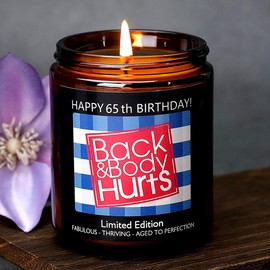 65TH Birthday Gifts for Women Men, Happy 65th Birthday Decorations for Women Men, 65th Birthday Gift Ideas, 65 Year Old Birthday Gifts for Women Men Him Her Mom Dad Wife Husband Friends Sister