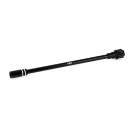 LCX Racing 1/16th RC Truck Aluminum Center Drive Shaft for Traxxas Mini-Maxx, Upgrades Parts Accessories (Black)