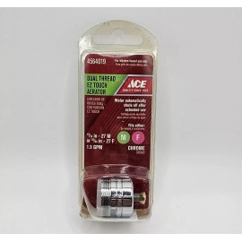 ACE Dual Thread EZ Touch Aerator For Kitchen Faucets Chrome Finish 4564019 Fits M/F