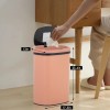 BestOffice 13 Gallon Kitchen Trash Can Automatic Touch Free Garbage