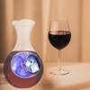 Glass Wine Decanter with Ice Pocket 400ML Japanese Cold Sake