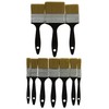 Coral 31129 Value Synthetic Paint Brushes 10Pk for Walls Ceilings,