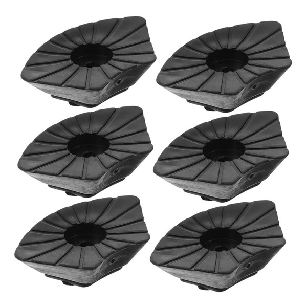 GANAZONO 6pcs Rubber Tips Protectors for Walking Sticks Cane Tips