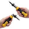 SHARDEN Ratcheting Multi Bit Screwdriver - 13-in-1 Tool Set, Flat