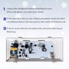 BOVZOR Compatible with Whirlpool W10515058 Refrigerator LED Light, Bright Interior