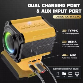 LIVOWALNY Portable Wireless Bluetooth-Comp