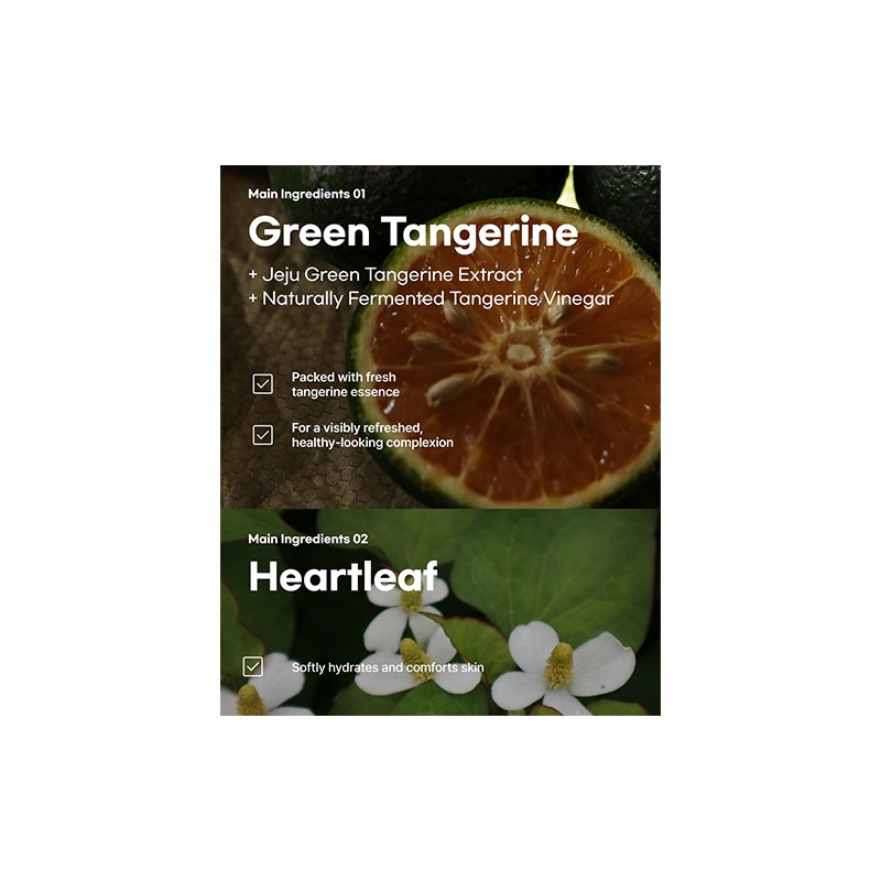 ClearDea. [ClearDea.]Green Tangerine Mild Dual Peeling Pad 140ml (50 pads)