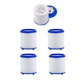 5 Pack Sink Water Faucet Filter Cartridge Replacements,Sink Water Filter Faucet Water Filter, Removes Chlorine Fluoride Heavy Metals,Soften Hard Water